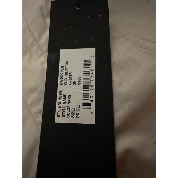 Anthropologie x EDWIN Clio Utility Pants, Oyster, Size 29, NWT - Picture 6 of 10